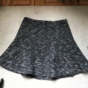 J Crew Fluted Tweed Skirt